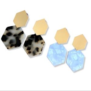 2 Pairs Fashion Earrings